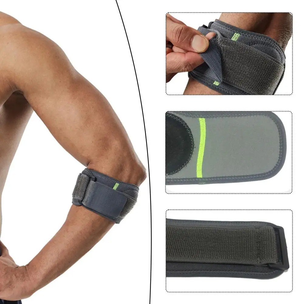 Badminton Bwf - Tennis Badminton Golfbal Elleboogband Onderarmbrace Compressie