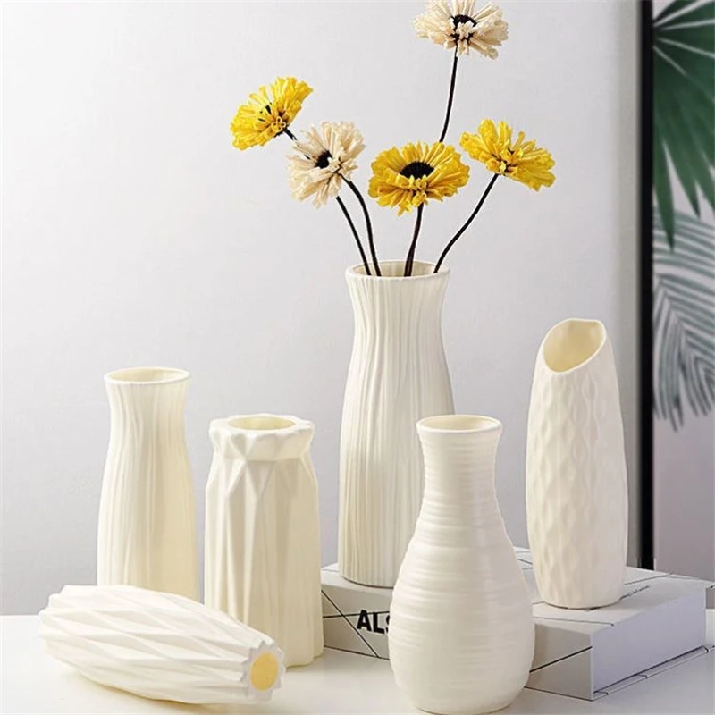 Badminton Live - Moderne Bloemenvaas Plastic Bloemboeket Pot Mand