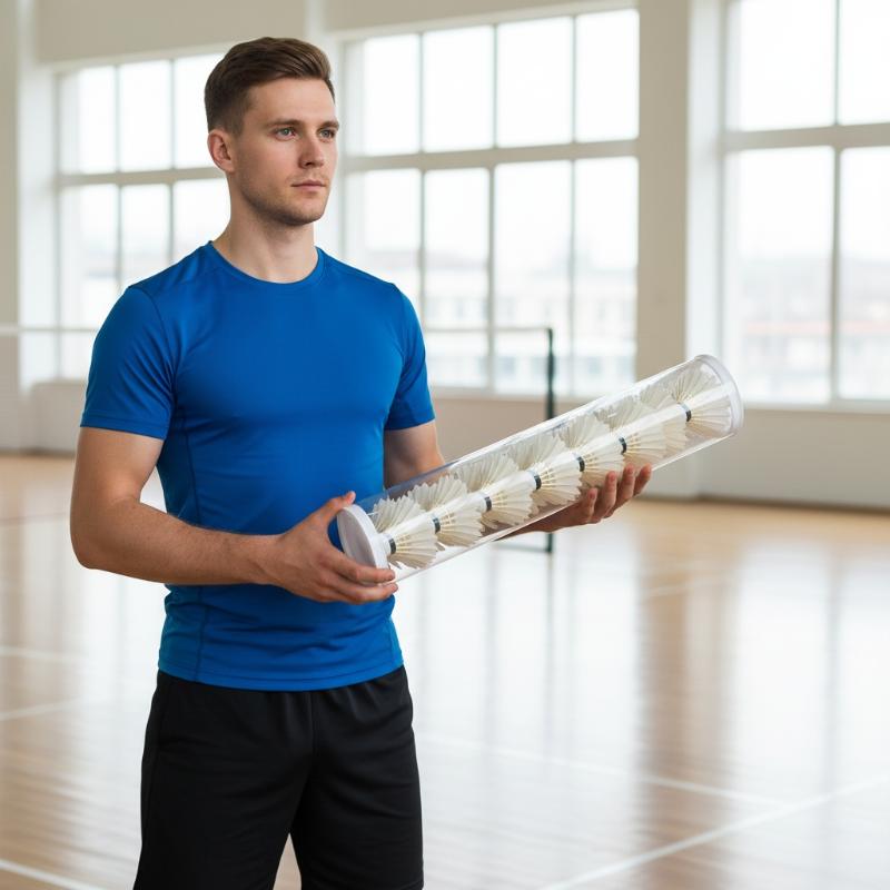 Badminton Background - Hot Sale transparante badmintonbalhouder, compacte, veelzijdige