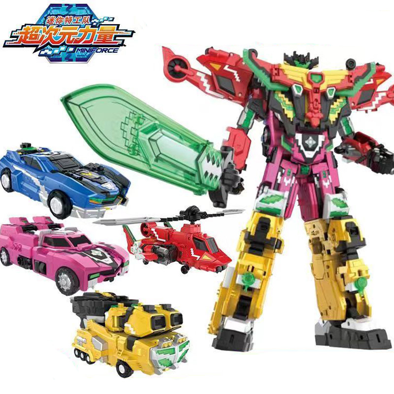 Badminton Korea - MiniForce Transformatie Robot Bot Hyperdimensionaal Model