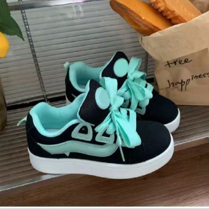 Badminton Korea - 2025 Nieuwe Zwarte Dames Vulcaniseerschoenen Casual
