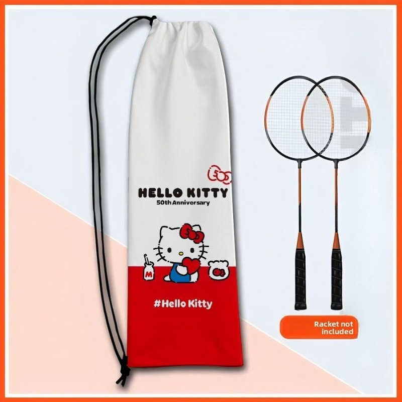 Badminton Match - Leuke Hello Kitty 50e verjaardag badmintonracket