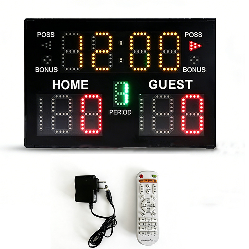 Badminton Score Counter - Draagbare oplaadbare elektronische scoretimer voor basketbal,