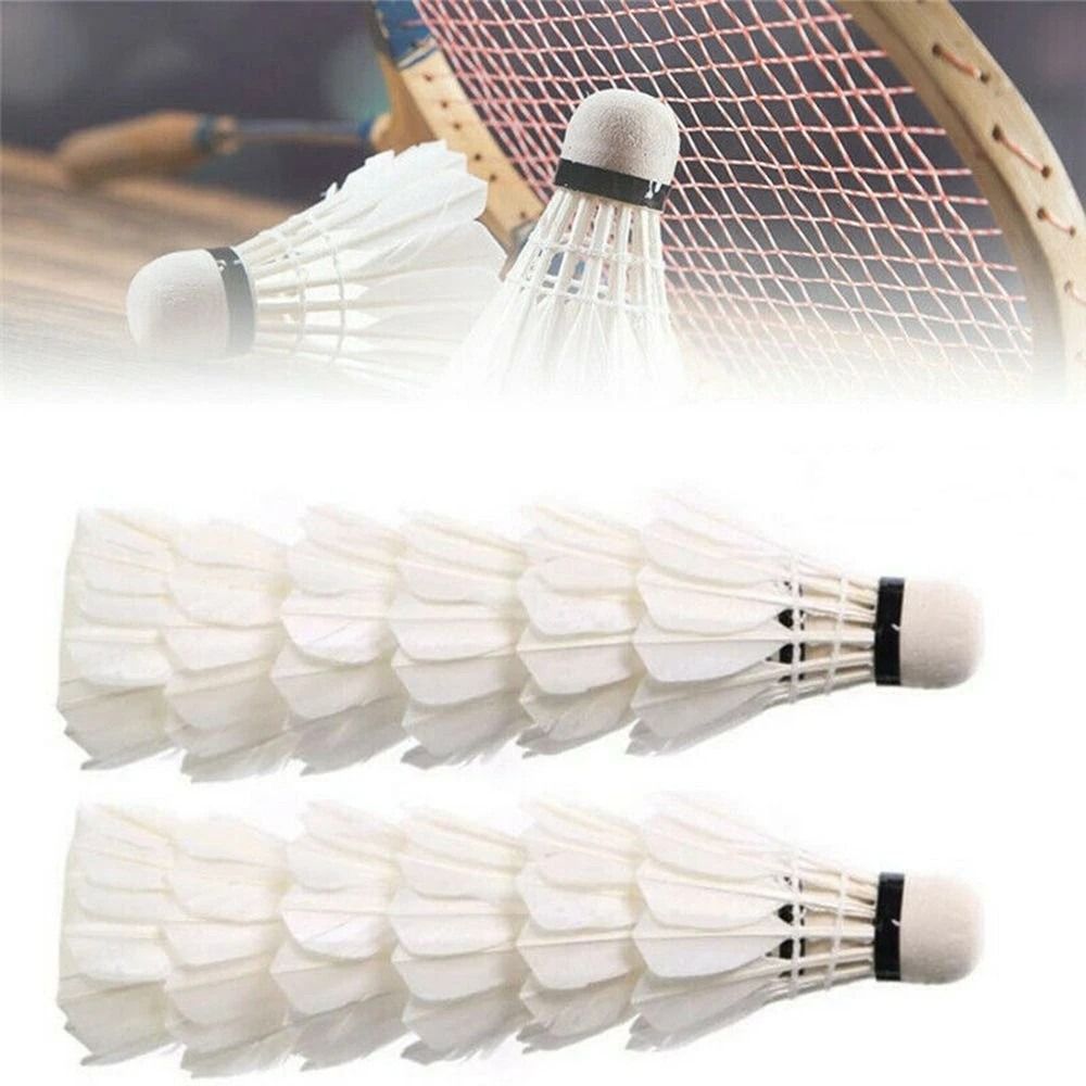 Badminton Bwf - Nieuwe witte ganzenveren badminton shuttle duurzame