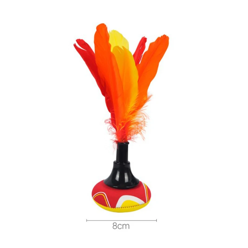 Badminton Fun Game - Leuke Indiase veren-shuttlecock, neopreen handbadminton met