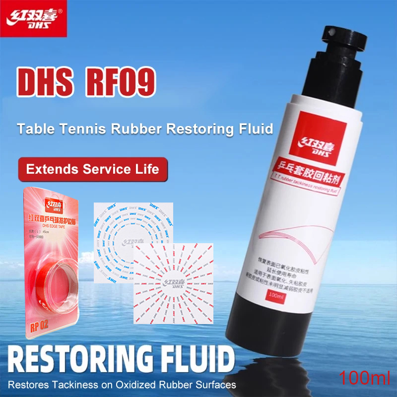 DHS 100ml Tafeltennisrubber Ta - Badminton Background recensie en prijs