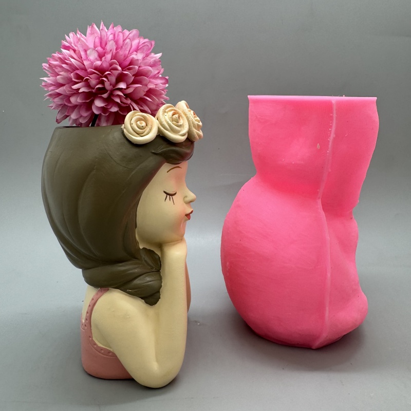 Schattig meisje bloempot silic - Badminton Live recensie en prijs