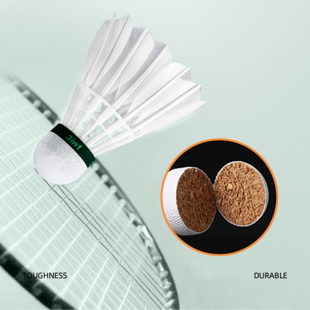 3/6/12 Stuks Nieuwe Witte Badm - Badminton Bwf recensie en prijs