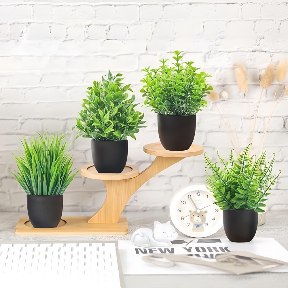4 stks/set Mini Kunstplanten I - Badminton Live recensie en prijs